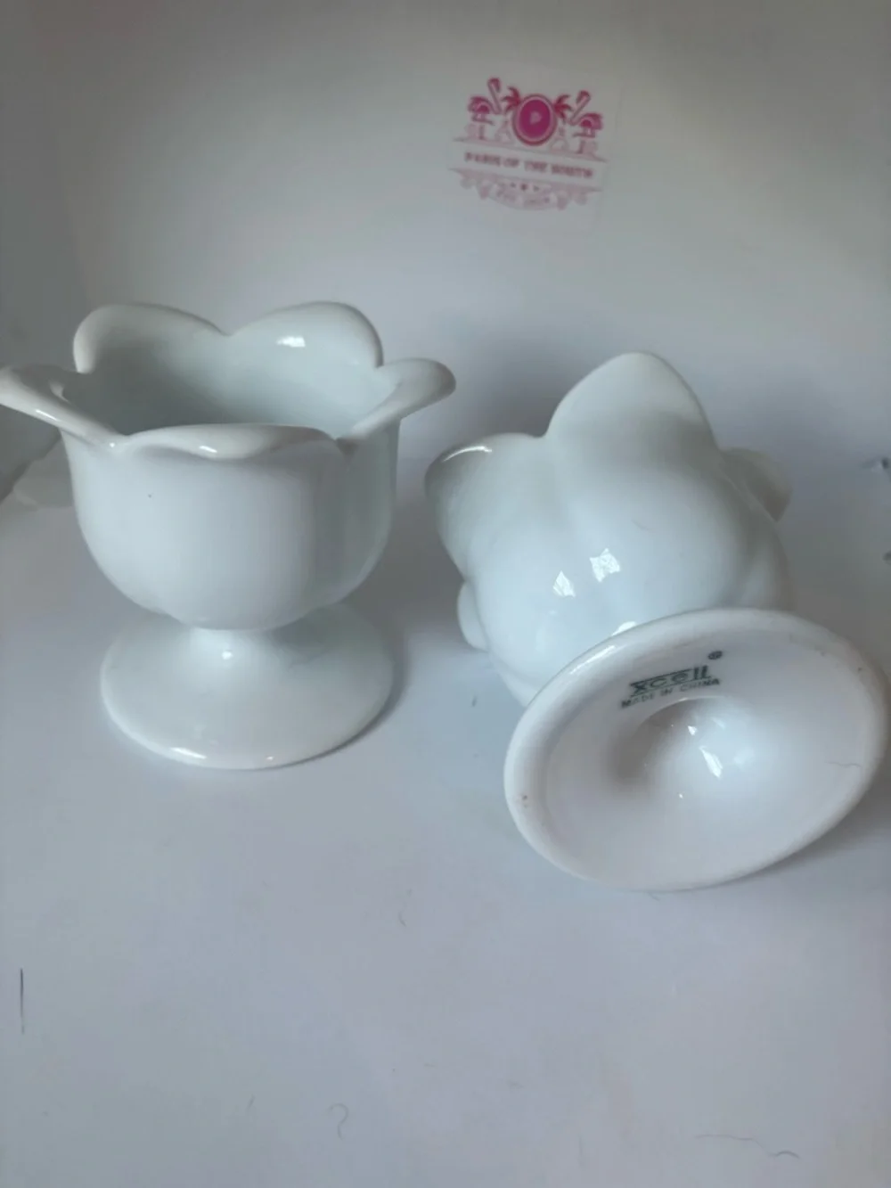 Xcell white porcelain